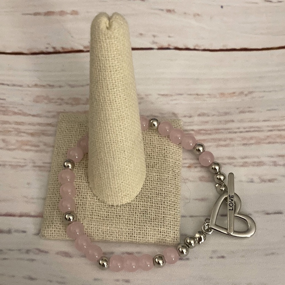 Pink Toggle Bracelet